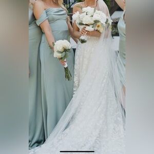 Birdy Grey Strapless Sage Dress